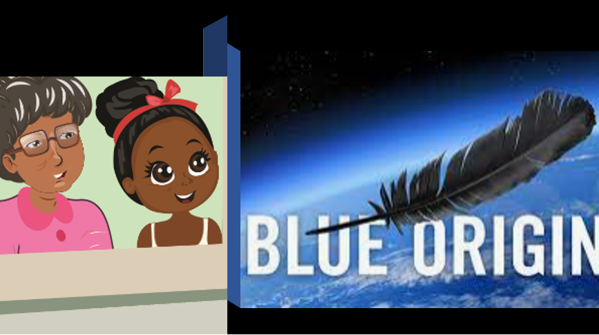 A special salute to the first manned flight of Blue Origin. Aunt Erma is most certainly smiling!